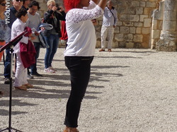 Déambulation-concert à l'abbaye de TRIZAY   17 juin 2018